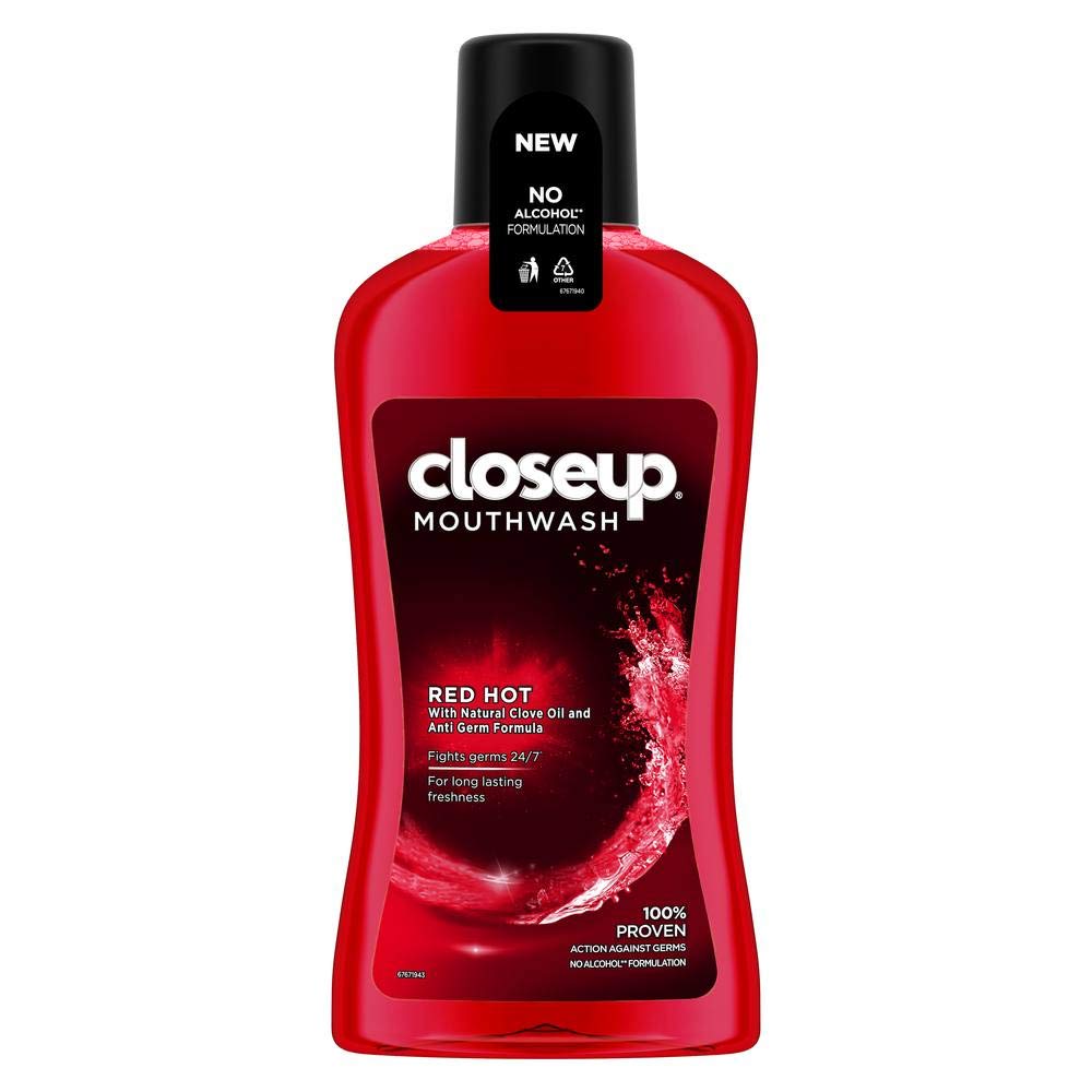 Closeup Red Hot Mouth Wash 500ml